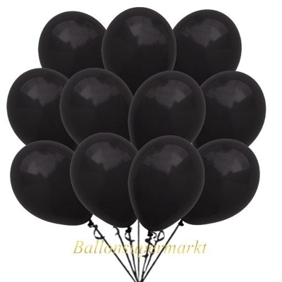 luftballons-schwarz-25-cm-guenstig-10-stueck-angebot